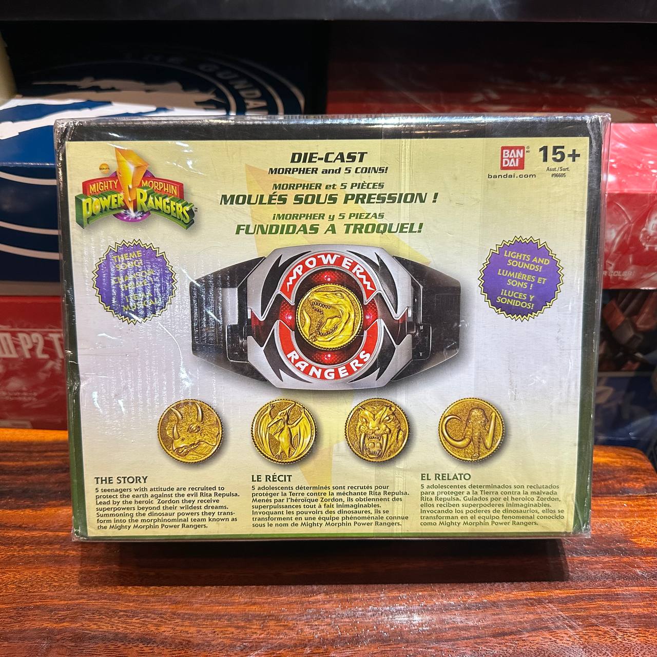 Power Rangers Mighty Morphin Legacy Power Morpher Coin Toy - 96605