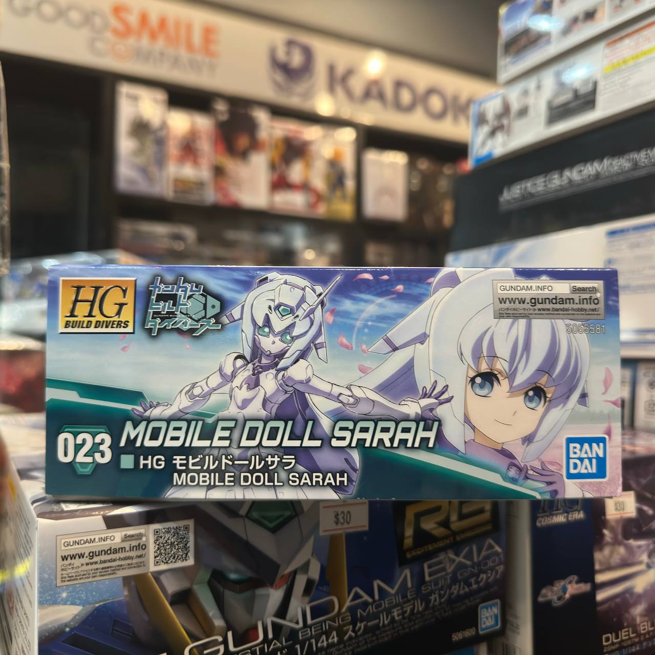 1/144 HGBD Mobile DOLL SARA "Gundam Build Divers" Gundam Base Limited Edition