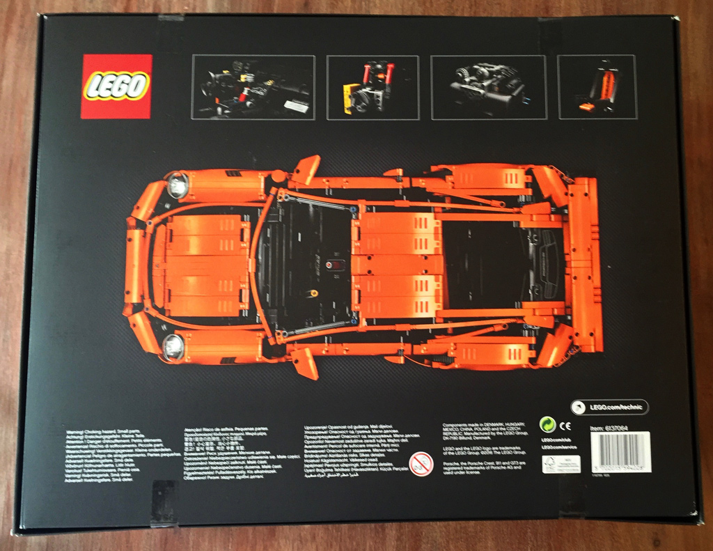 LEGO Technic 42056 Porsche 911 GT3 RS 2016 Model Car