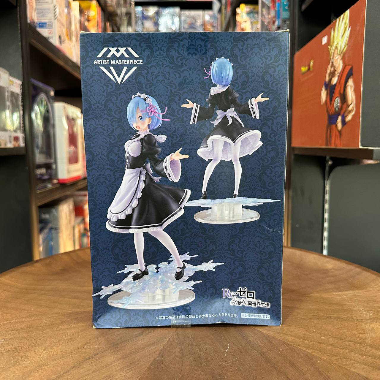 Taito Prize Re:Zero Starting Life in Another World AMP Rem Winter Maid Version Rerun 18 Cm Figure