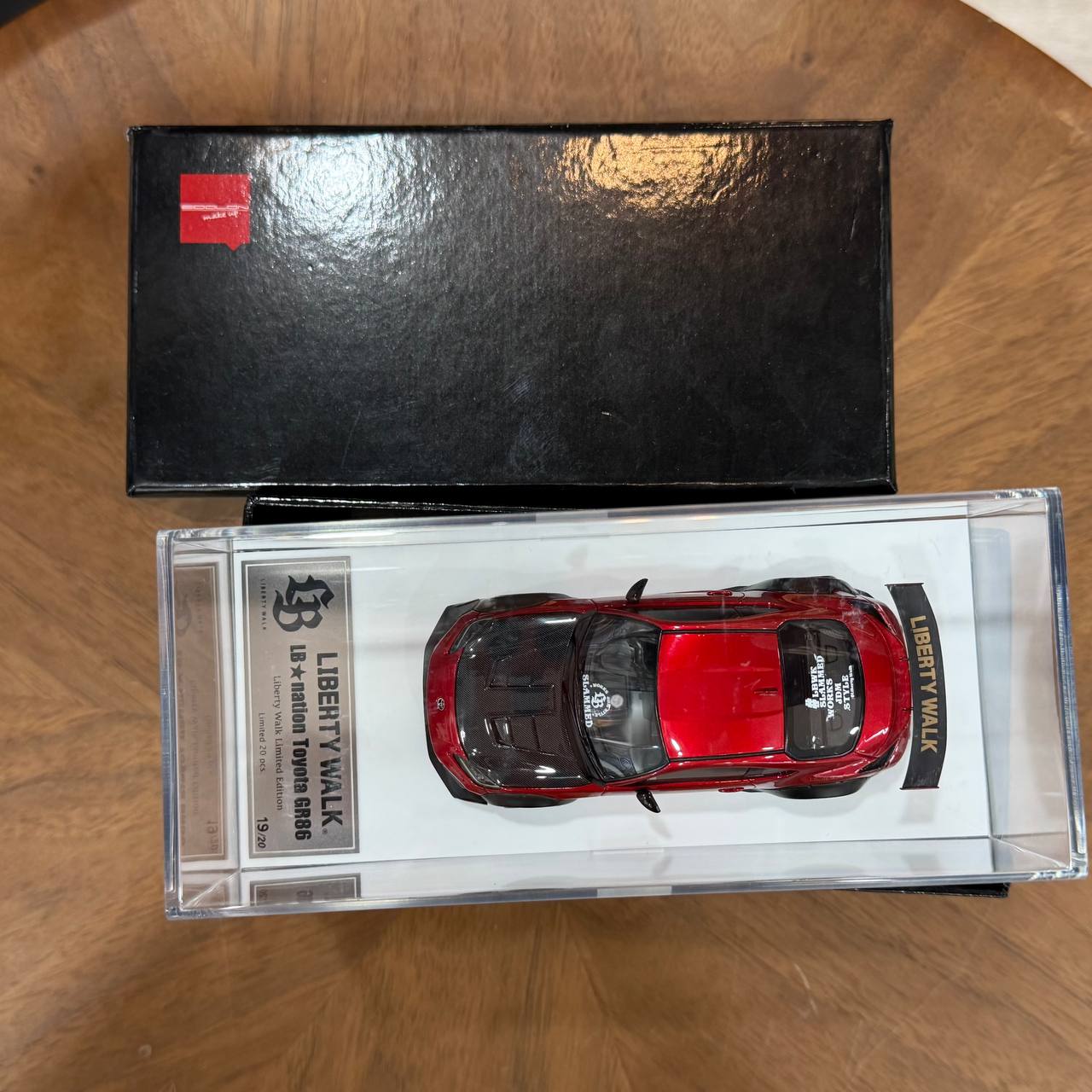 Make Up EIDOLON 1/43 LB Nation GR86 Red LB022B JDM