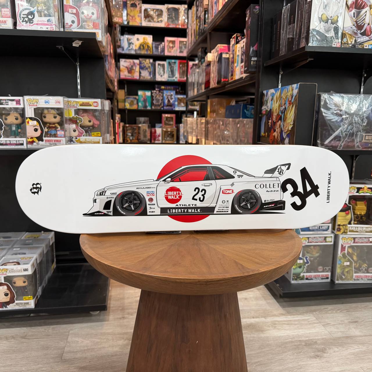 SK18-34 Hinomaru JDM R34 Skatedeck