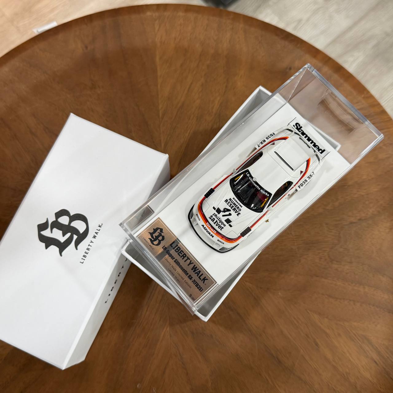 1:43 MakeUp LB-Super Silhouette MAZDA FD3S RX-7 White LB028B