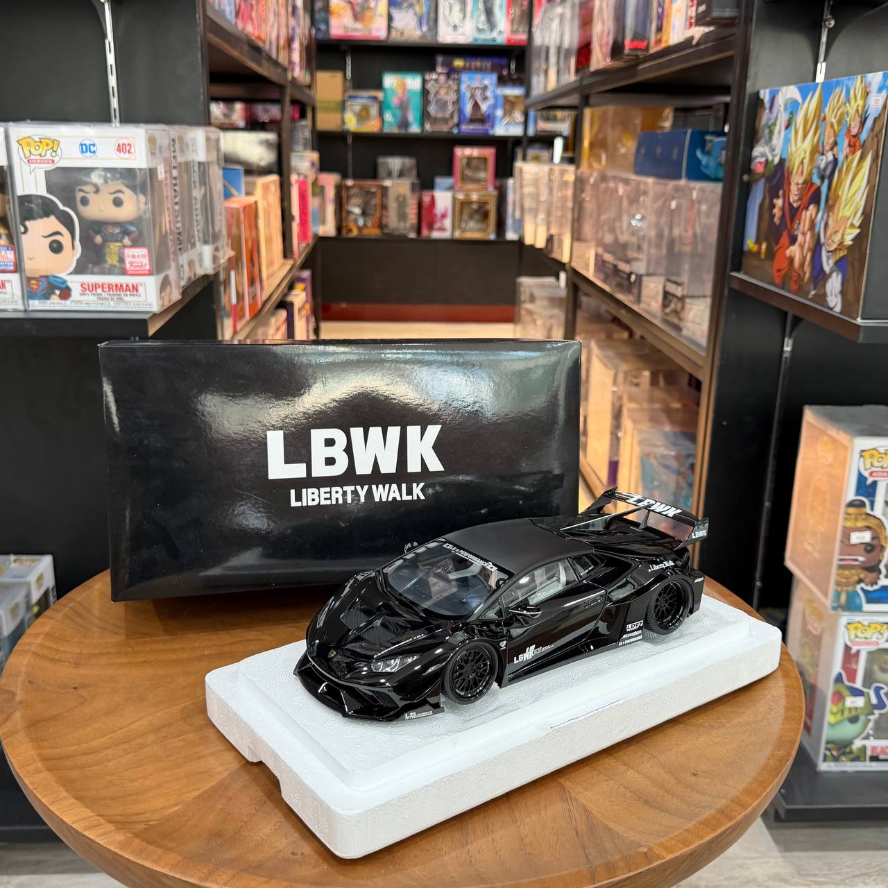 AUTOart 1/18 LIBERTY WALK LB-Silhouette Lamborghini Huracan GT 79129 Black New